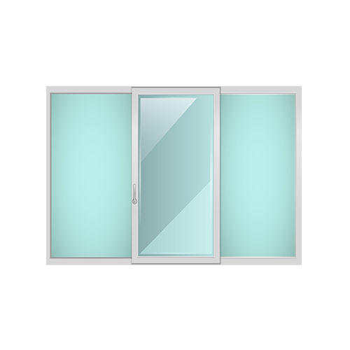 3 Panel Sliding Glass Door